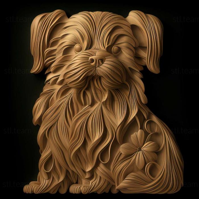 3D модель Корейська собака Чіндо (STL)